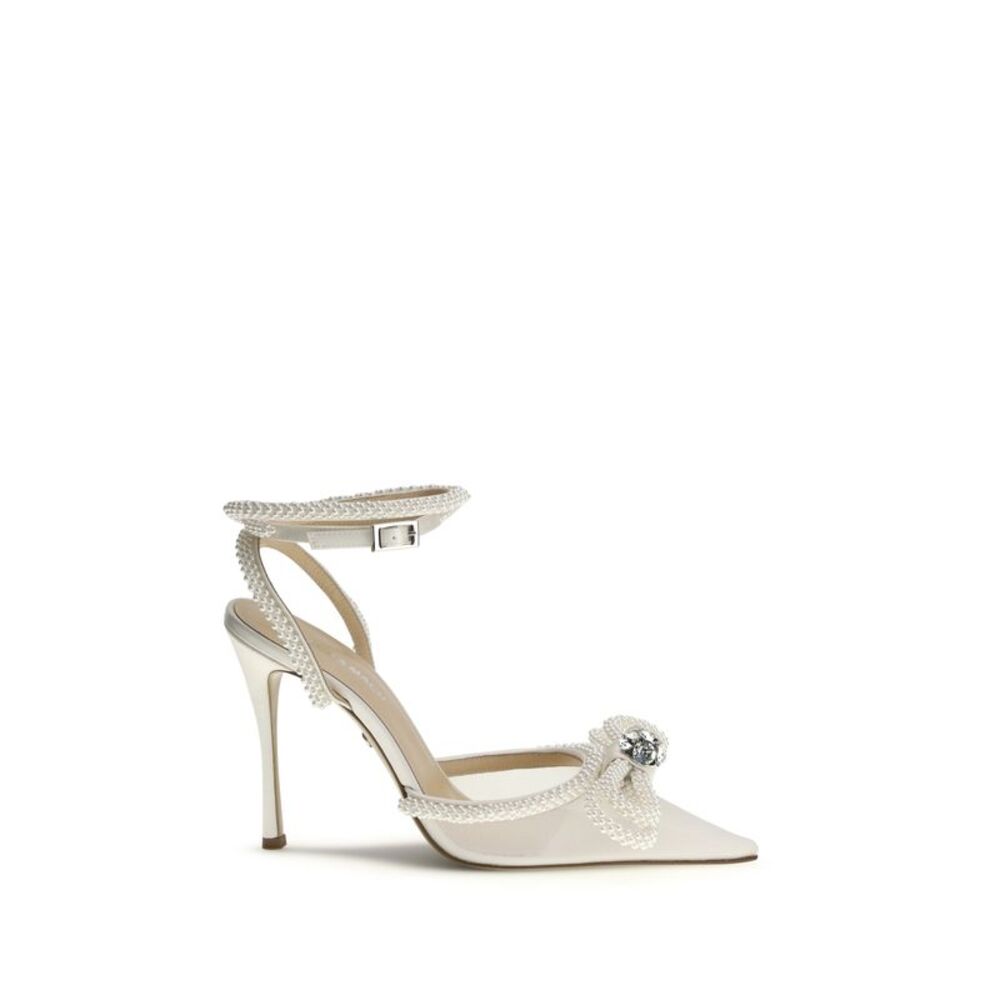 Mach & Mach Women Double Bow Satin Pumps